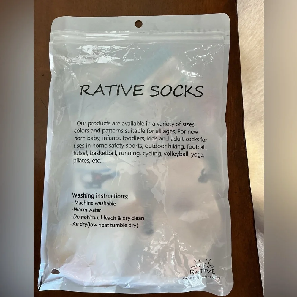 NWT Rative Non-Slip Socks Package of 6